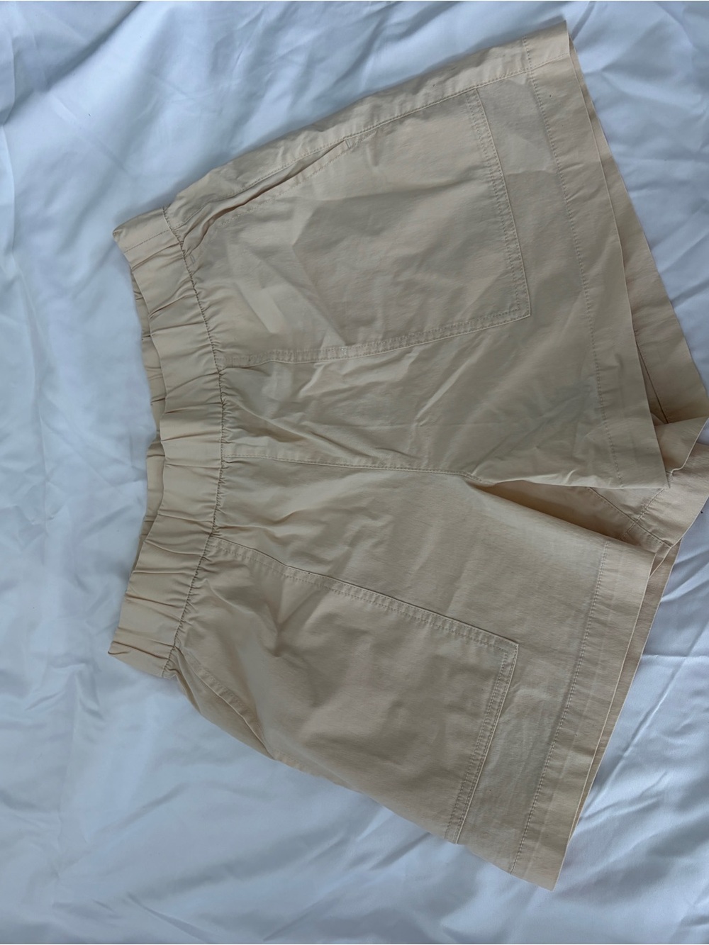 GAP Cream Elastic Khaki Short